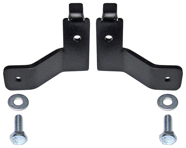 RockJock JK Brake Line Relocation Bracket Kit Front - CE-9807FBLBK