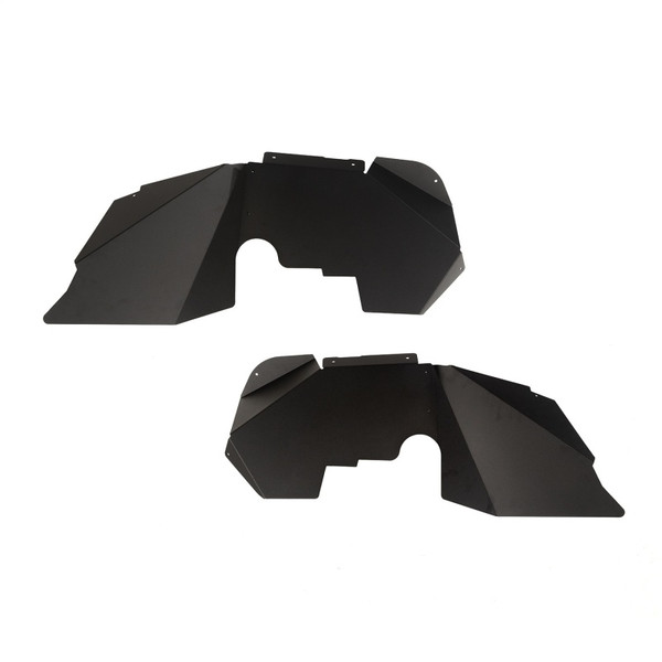 Rugged Ridge Aluminum Fender Liners Front Black 07-18 Jeep Wrangler JK/JKU - 11615.07