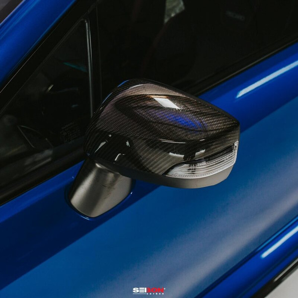 Seibon 15-20 Subaru WRX / STI Carbon Fiber Mirror Caps - MC15SBIMP