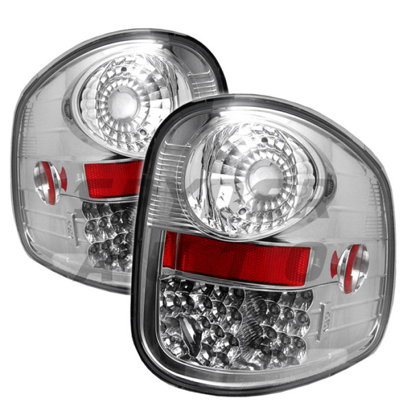 Spyder Ford F150 Flareside 97-03 LED Tail Lights Chrome ALT-YD-FF15097FS-LED-C - 5003416