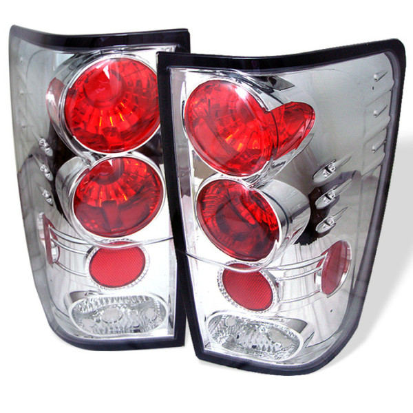 Spyder Nissan Titan 04-14 Euro Style Tail Lights Chrome ALT-YD-NTI04-C - 5007032