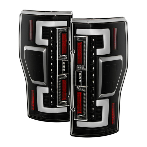 Spyder 20-21 Ford F250 Superduty LED Tail Lights - Black (ALT-YD-FS20HAL-LED-BK) - 5088659
