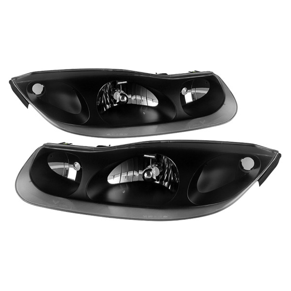 Xtune Satun Sc Series Coupe 2001-2002 OEM Style Headlights Black HD-JH-SASC-01-BK - 9029714