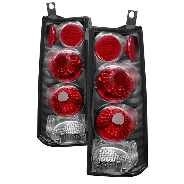 xTune Chevy Express Van 03-08 / GMC Savana 03-08 Euro Style Tail Lights -Black ALT-JH-CEXP03-BK - 9036538