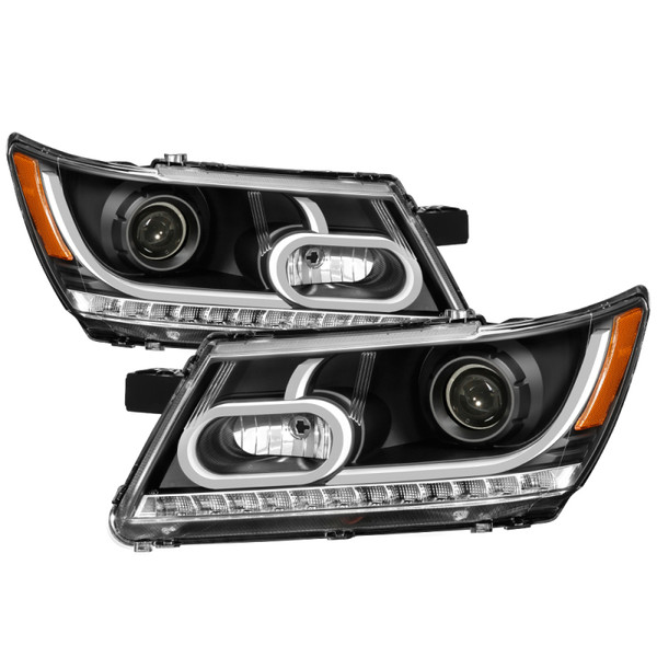 xTune Dodge Journey 2009-2014 Light Bar DRL Projector - Black PRO-JH-DJ09-LBBRL-BK - 9036620