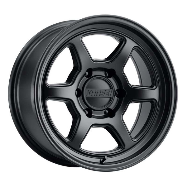 Kansei K14MB Roku 17x8.5in / 6x135 BP / 0mm Offset / 87.1mm Bore - Matte Black Wheel - K14MB-78565-00