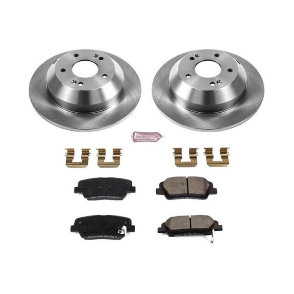 Power Stop 10-18 Hyundai Santa Fe Rear Autospecialty Brake Kit - KOE7507 Power Stop 10-18 Hyundai Santa Fe Rear Autospecialty Brake Kit - KOE7507
