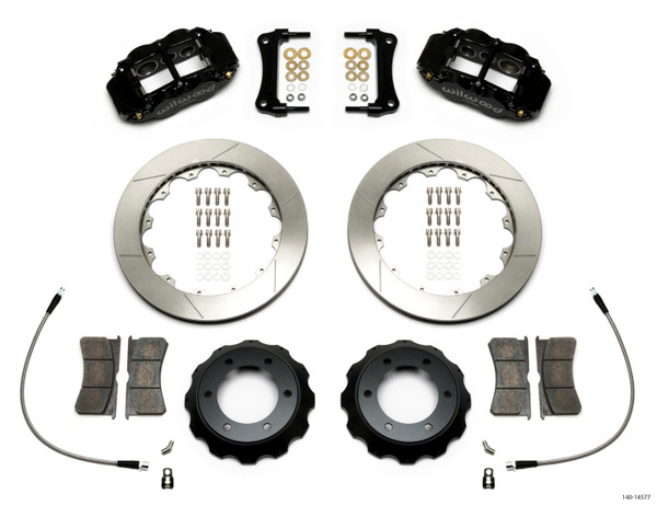 Wilwood Narrow Superlite 6R Front Kit 12.88in Slotted Rotor w/ Lines 05-15 Toyota Tacoma - 140-14577