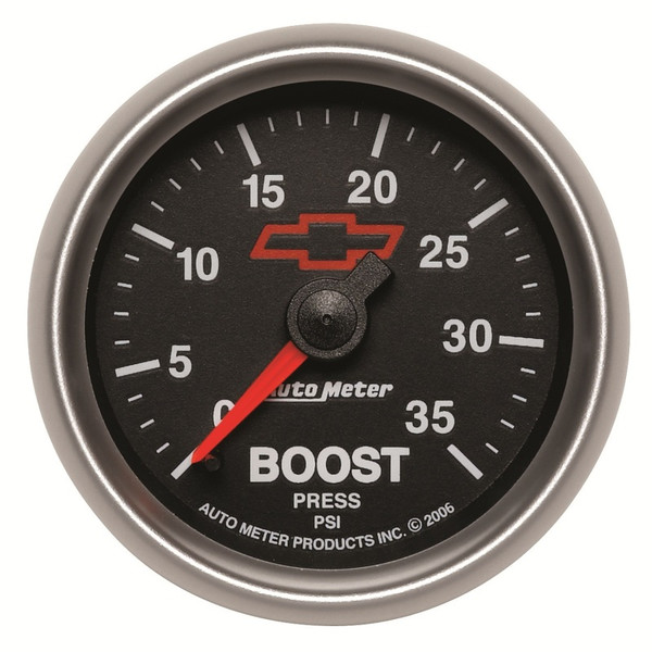 Autometer GM Mechanical 52mm 0-35 PSI Boost Gauge - 3604-00406