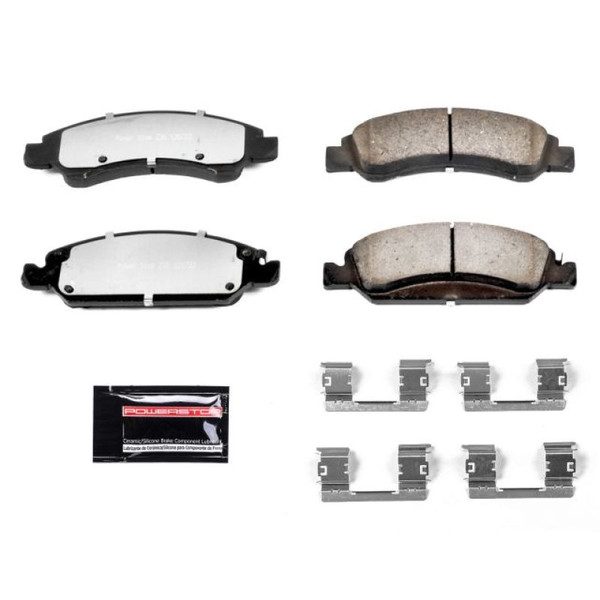 Power Stop 06-18 Chevrolet Silverado 1500 Front Z36 Truck & Tow Brake Pads w/Hardware - Z36-1363