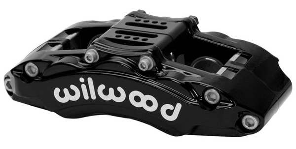 Wilwood Caliper - AT6 Lug Mount Black 1.75in/1.38in/1.38in Piston .75in Rotor - Right Side - 120-14850-BK