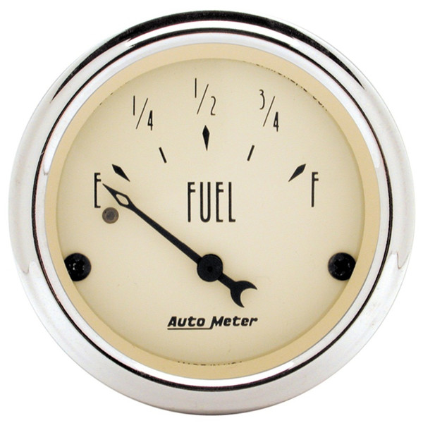 Autometer 2-1/16 inch Antique Beige Fuel Level Gauge - 1817