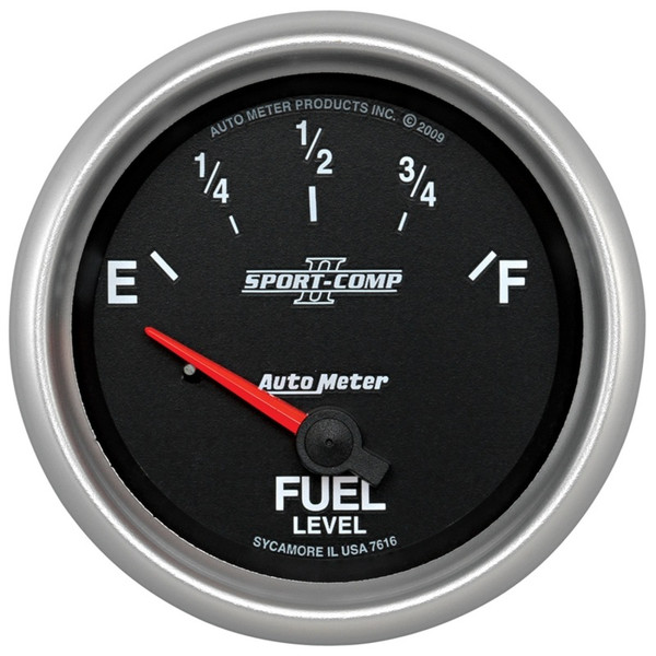 Autometer Sport-Comp II 2-5/8in Fuel Level Gauge - 7616