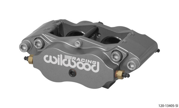 Wilwood Caliper-Billet Narrow Dynalite Radial Mount 1.75in Piston/.38in Disc - 120-13405-SI