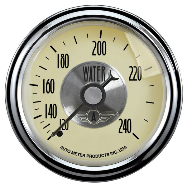Autometer Prestige Series 52mm 120-240 Deg F Mechanical Water Temperature Gauge - 2032