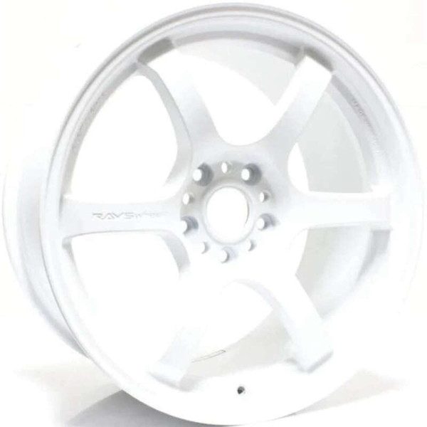 Gram Lights 57DR 18x9.5 +38 5-114.3 Ceramic Pearl Wheel (Min Order Qty 20) - WGIX38ECPP