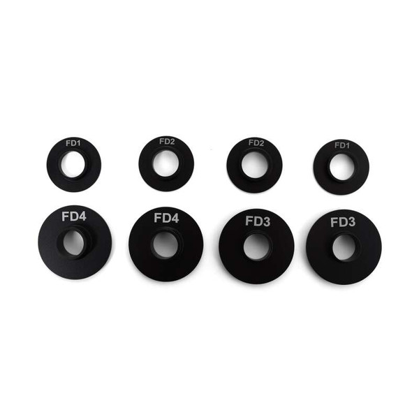 BLOX Racing 02-05 Honda Civic EP3 / 06-11 Civic FD/FG / 02-06 Acura RSX DC5 Subframe Hard Collar Kit - BXSS-20603