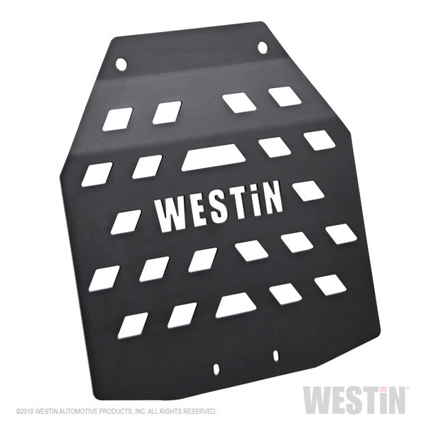 Westin/Snyper 18-21 Jeep Wrangler JL Transfer Case Skid Plate - Textured Black - 42-21085