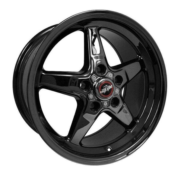 Race Star 92 Drag Star 17x7.00 5x5.50bc 4.25bs ET6 Direct Drill Black Wheel - 92-770847B