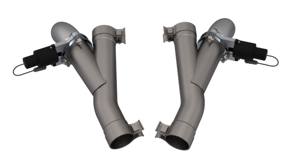 2012-2022 Jeep Grand Cherokee SRT Trackhawk Dodge Durango SRT QTP Aggressor Cutout Pipes - 527112