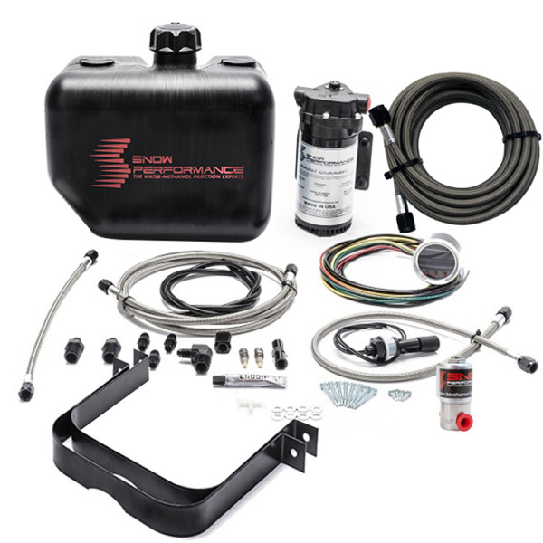 Snow Performance 2.5 Boost Cooler Water Methanol Injection Kit w/ SS Brd Line & 4AN Fittings - SNO-211-BRD