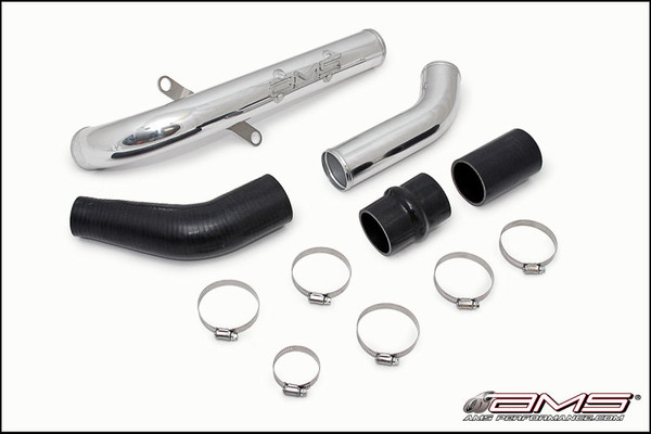 AMS Performance 08-15 Mitsubishi EVO X Upper I/C Pipe - Polished - AMS.04.09.0002-1