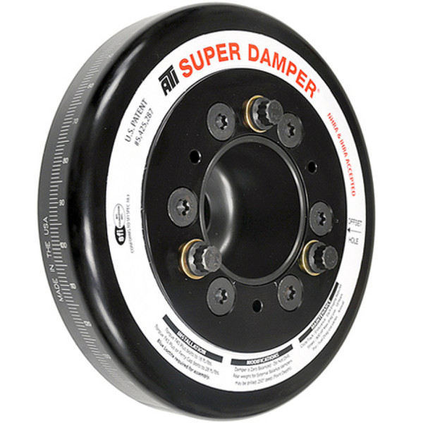 ATI Damper - 7.074in - Alum LW - Honda K20 - Race Only - No Belt Drives - ATI918478