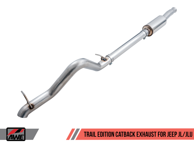 AWE Tuning 2018+ Jeep Wrangler JL/JLU 3.6L Trail Edition Cat-Back Exhaust - 3015-21003