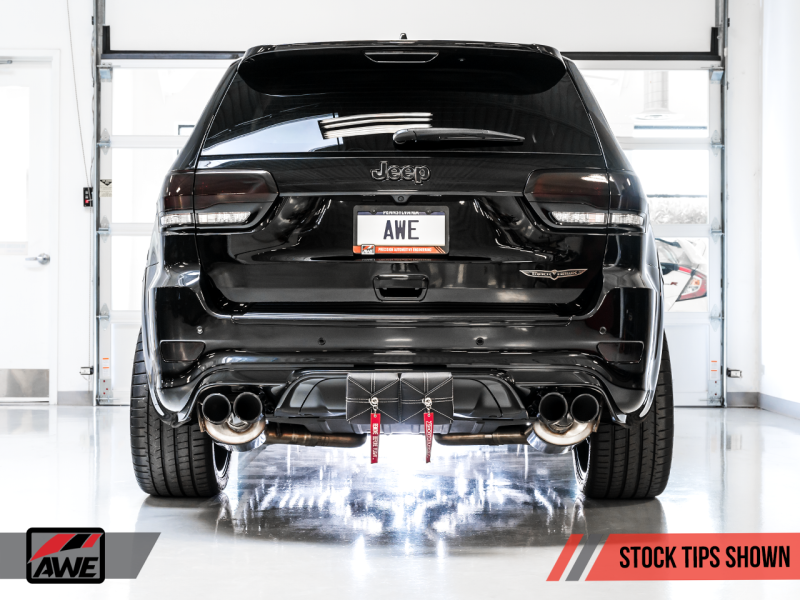 AWE Tuning 2020 Jeep Grand Cherokee SRT/Trackhawk Track Edition Exhaust - Use w/Stock Tips - 3020-31023