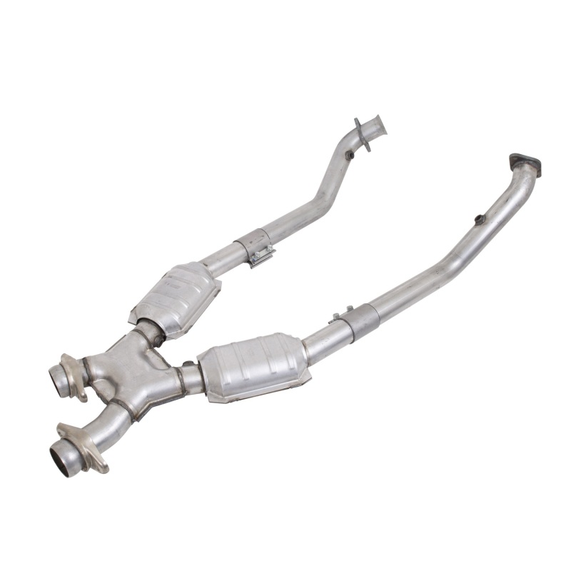 BBK 99-04 Mustang 4.6 GT / Cobra High Flow X Pipe With Catalytic Converters - 2-1/2 - 1670