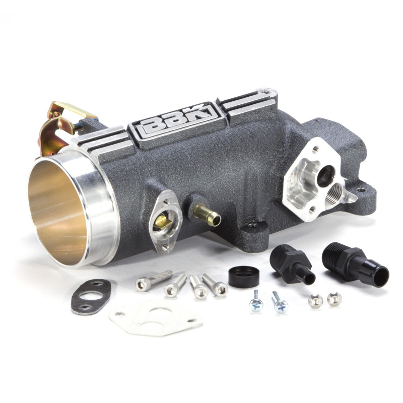 BBK 96-04 Mustang 4.6 GT 78mm Throttle Intake BBK Power Plus Series - Charcoal - 1780