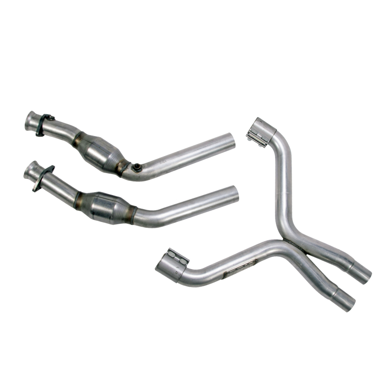 BBK 11-14 Mustang 3.7 V6 High Flow X Pipe With Catalytic Converters - 2-1/2 - 1814