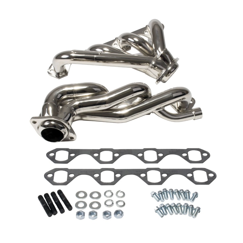 BBK 87-95 Ford F150 Truck 5.8 351 Shorty Unequal Length Exhaust Headers - 1-5/8 Titanium Ceramic - 3511