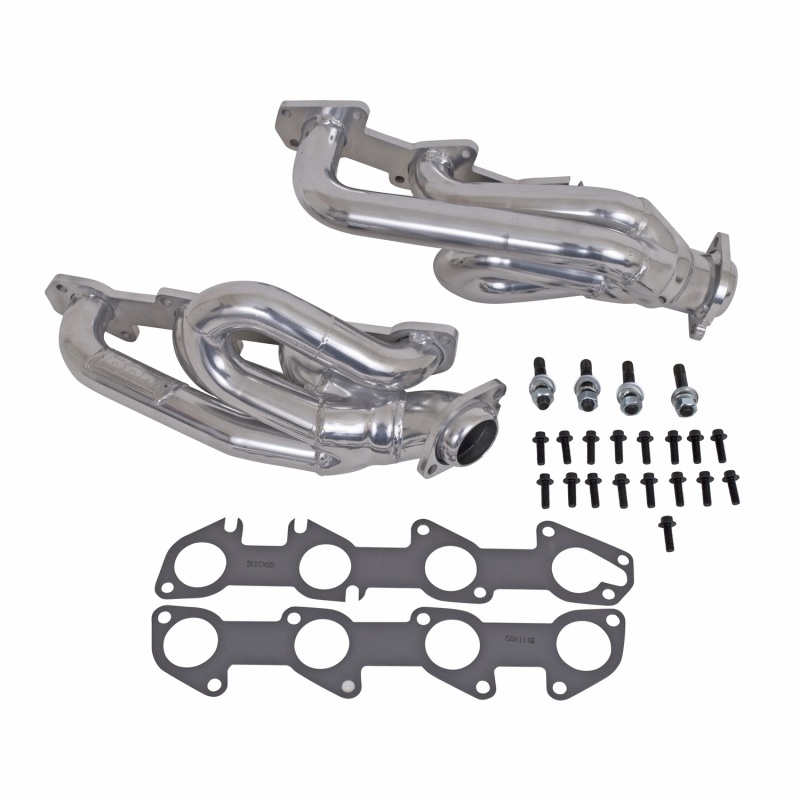 BBK 04-08 Dodge Ram 5.7 Hemi Shorty Tuned Length Exhaust Headers - 1-3/4 Silver Ceramic - 40090