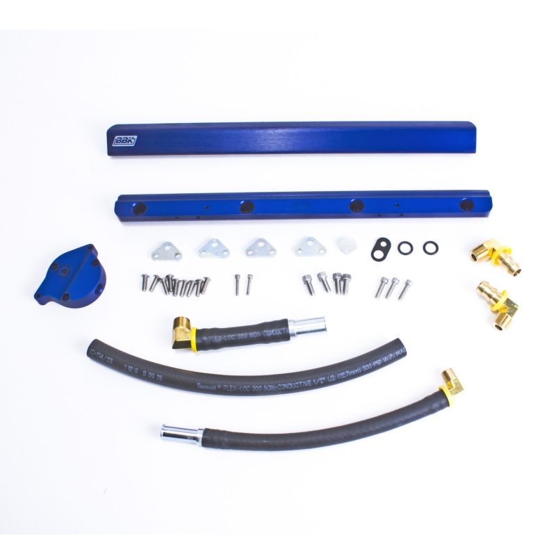 BBK 86-93 Mustang 5.0 High Flow Billet Aluminum Fuel Rail Kit - 5010