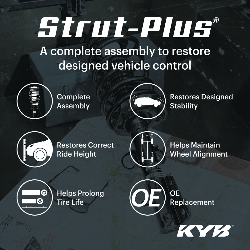KYB Shocks & Struts Strut Plus Front Right 2013 Ford Escape AWD - SR4609