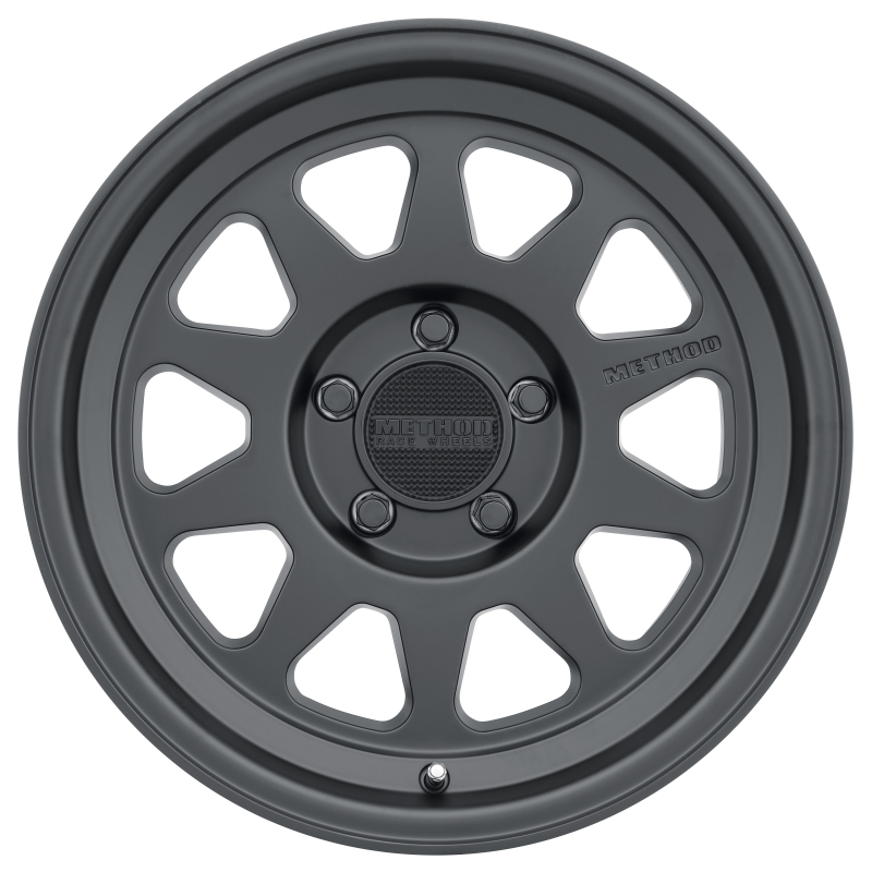 Method MR316 17x8.5 0mm Offset 5x5 71.5mm CB Matte Black Wheel - MR31678550500
