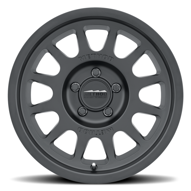 Method MR703 17x8.5 0mm Offset 5x5 71.5mm CB Matte Black Wheel - MR70378550500