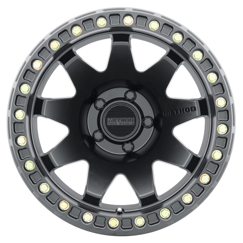 Method MR108 17x9 -44mm Offset 5x5 71.5mm CB Matte Black w/BH-H24125-38 Wheel - MR10879050544B