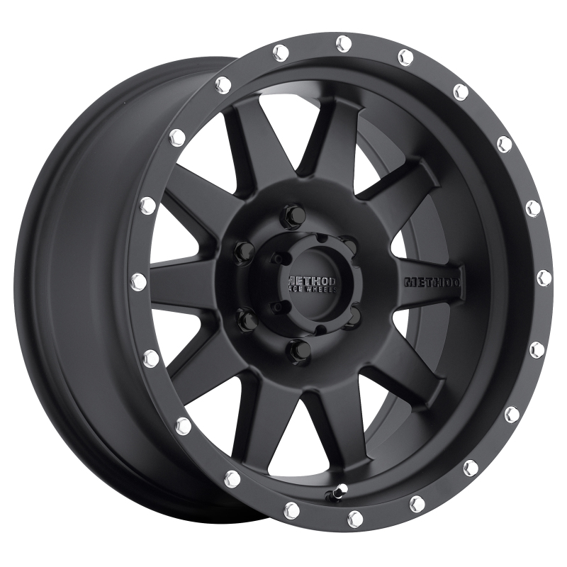 Method MR301 The Standard 17x8.5 0mm Offset 6x135 94mm CB Matte Black Wheel - MR30178516500