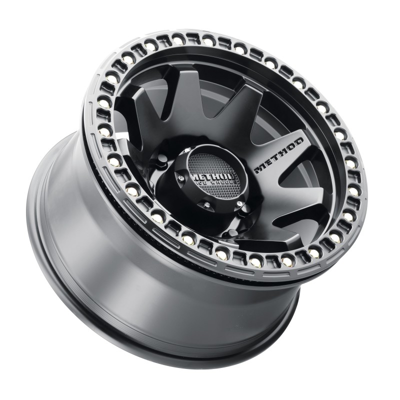 Method MR108 17x9 -44mm Offset 8x6.5 130.81mm CB Matte Black w/BH-H24125-38 Wheel - MR10879080544B