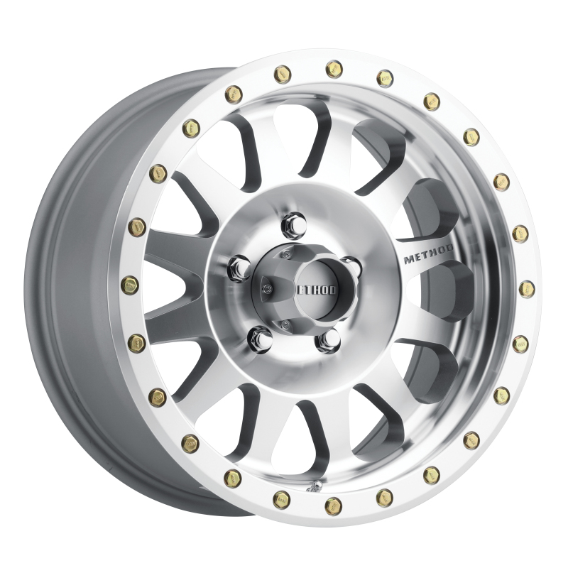 Method MR304 Double Standard 17x8.5 0mm Offset 5x5.5 108mm CB Machined/Clear Coat Wheel - MR30478555300