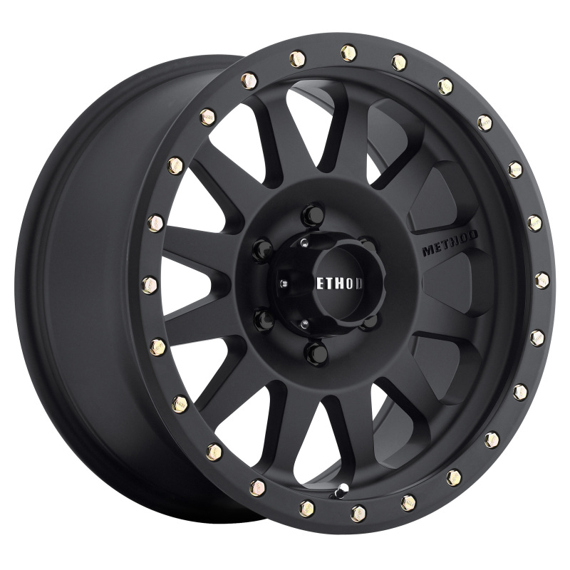 Method MR304 Double Standard 17x8.5 0mm Offset 6x135 94mm CB Matte Black Wheel - MR30478516500