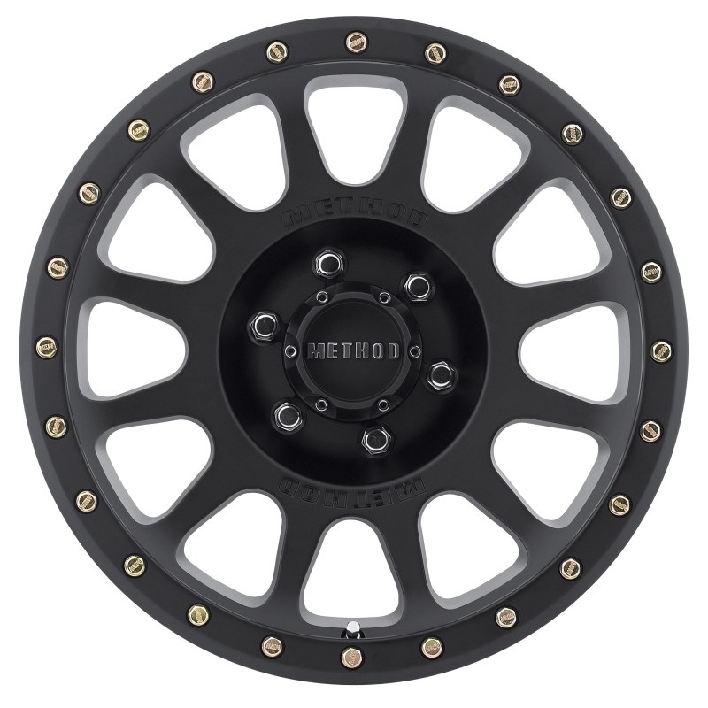 Method MR305 NV 18x9 0mm Offset 6x135 94mm CB Method Matte Black Street Loc Wheel - MR30589016500