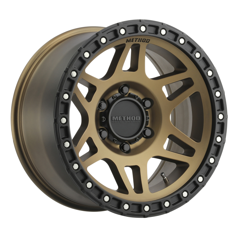 Method MR312 17x9 -12mm Offset 6x5.5 106.25mm CB Method Bronze/Black Street Loc Wheel - MR31279060912N