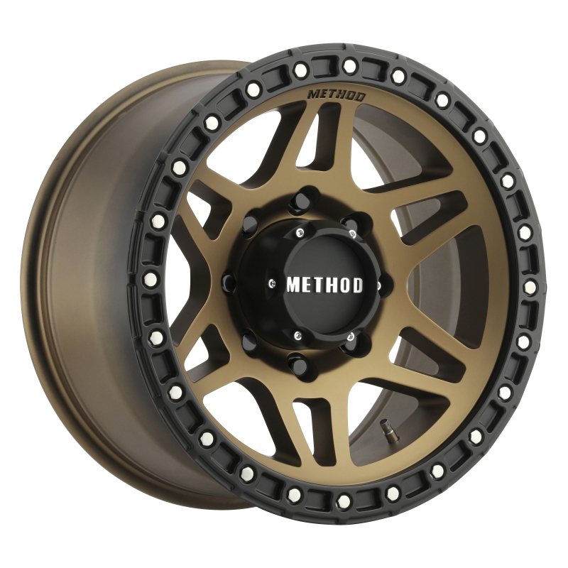 Method MR312 18x9 +18mm Offset 8x6.5 130.81mm CB Method Bronze/Black Street Loc Wheel - MR31289080918