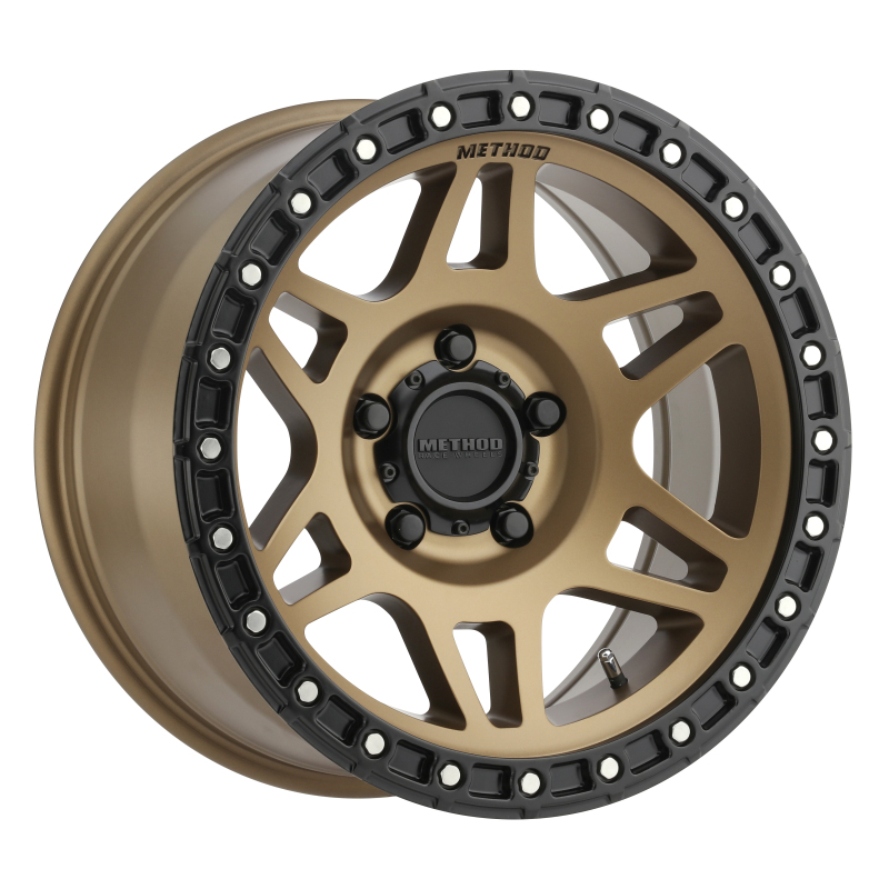 Method MR312 17x9 -12mm Offset 5x5 71.5mm CB Method Bronze/Black Street Loc Wheel - MR31279050912N