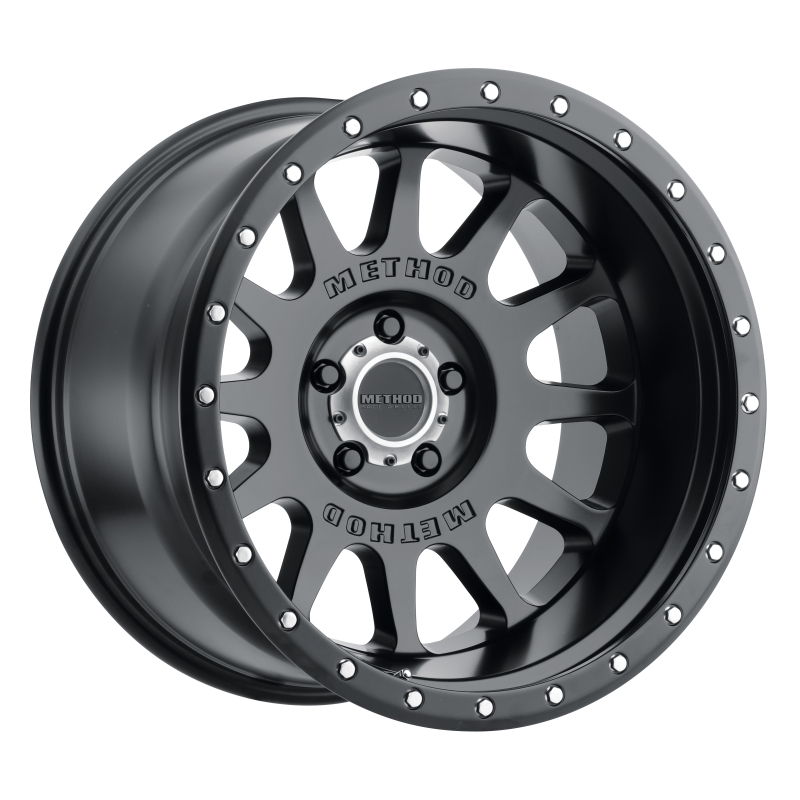 Method MR605 NV 20x10 -24mm Offset 5x5 71.5mm CB Matte Black Wheel - MR60521050524N