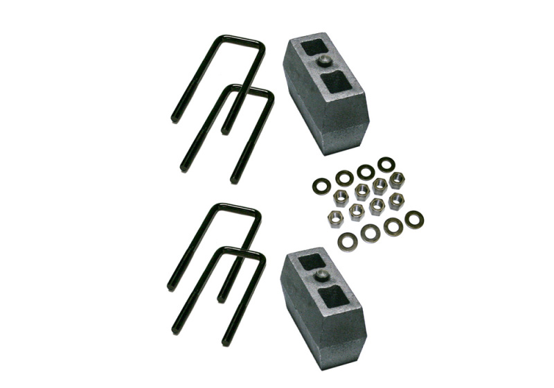 Superlift 89-96 Toyota Pickup 4WD Short Bed Standard Cab 4in Block Kit w/ 3.312in Wide U-Bolts - 7249