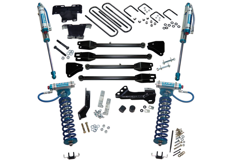 Superlift 17-19 Ford F-250 SD 4WD 4in Lift Kit w/4-Link King Front Coilovers/Rear Reservoir Shocks - K166KG